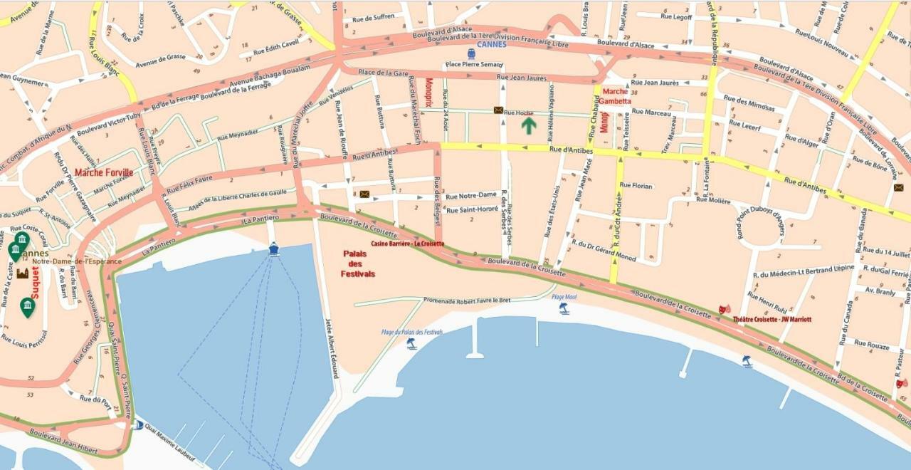 Apartament Cannes Hoche Palais Des Festivals Zewnętrze zdjęcie
